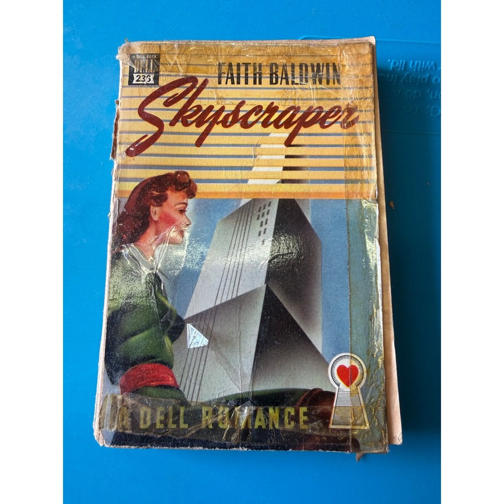 Vintage Skyscraper Faith Baldwin Dell Map Back 233 Paperback Romance Novel